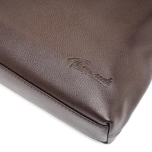 Thaynards - Vegan Leather Suave Shoulder Bag Light Brown - Picture 4 of 7